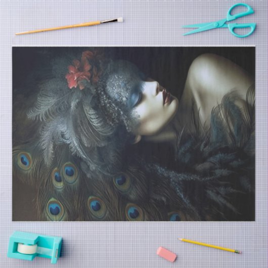 Masquerade Seidenpapier (Basteln)