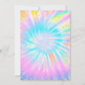 Masquerade, Spitzen, Diamanten Gefärbte Krawatte Q Einladung (Rückseite)