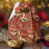 Masquerade Sweet 16 Muster Red Gold ID1032 Geschenkschachtel