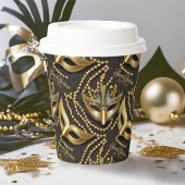 Masquerade Sweet 16 Perlen Masken Black ID1032 Pappbecher