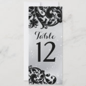 Masquerade-Tischnummer Einladung (Rückseite)