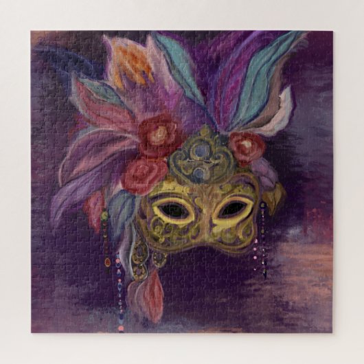 MASQUERADE VENEDIG KUNST PUZZLE (Vertikal)