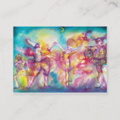 MASQUERADE, Venezianische Masken, Tanz, Musik, The Visitenkarte (Rückseite)