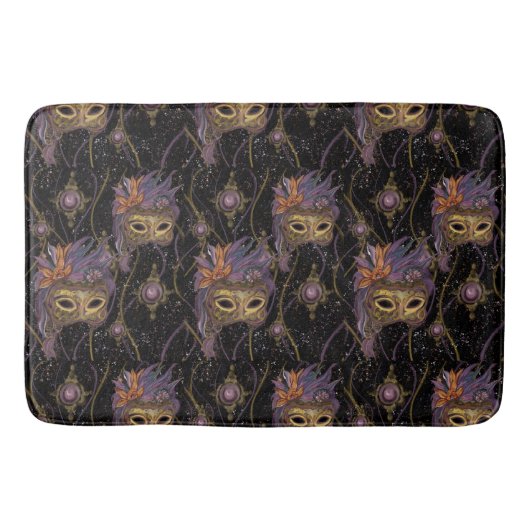 MASQUERADE VENICE ART BADEMATTE (Vorderseite)