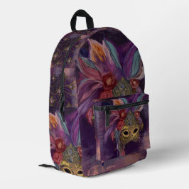 MASQUERADE VENICE ART BEDRUCKTER RUCKSACK
