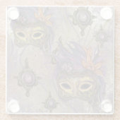 MASQUERADE VENICE ART GLASUNTERSETZER (Rückseite)