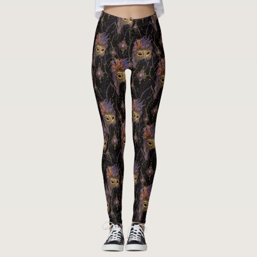 MASQUERADE VENICE ART LEGGINGS (Vorderseite)