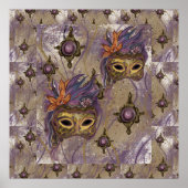 MASQUERADE VENICE ART POSTER (Vorne)