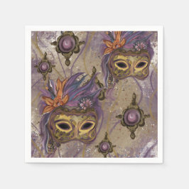 MASQUERADE VENICE ART SERVIETTE