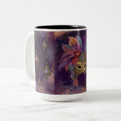 MASQUERADE VENICE ART ZWEIFARBIGE TASSE (Vorderseite Links)