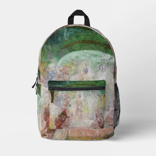 Masquerade von James Ensor (1889) Bedruckter Rucksack (Vorderseite)