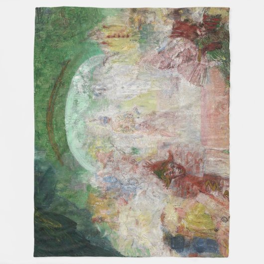Masquerade von James Ensor (1889) Fleecedecke (Vorderseite)