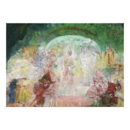 Masquerade von James Ensor (1889) Fotodruck
