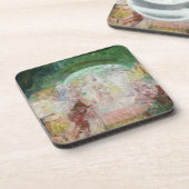 Masquerade von James Ensor (1889) Getränkeuntersetzer (Linke Seite)