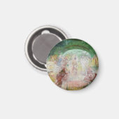 Masquerade von James Ensor (1889) Magnet (Vorderseite/Rückseite)