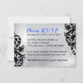 Masquerade Wedding RSVP Cards (Rückseite)