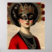 Masquerade Woman Poster (Vorne)