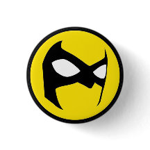 Masquerader-Emblem-Knopf 1,25 Zoll