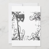 Masquerball einladen 2 einladung (Rückseite)