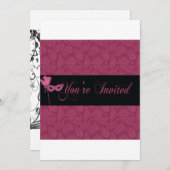 Masquerball einladen 2 einladung (Vorne/Hinten)