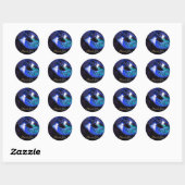 Masqurade Mask Blue Vielen Dank Sticker (Blatt)
