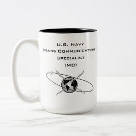 Mass Communication Specialist Zwei-Tone-Tasse, 15  Zweifarbige Tasse