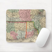Mass, Conn, RI Map von Mitchell Mousepad (Mit Mouse)