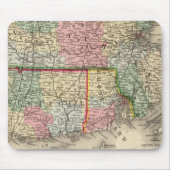 Mass, Conn, RI Map von Mitchell Mousepad (Vorne)