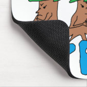 Mass dich nicht mit den BÄUMEN! Mousepad (Ecke)