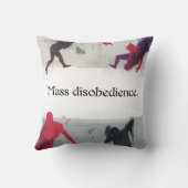 Mass disobedience. kissen (Rückseite)