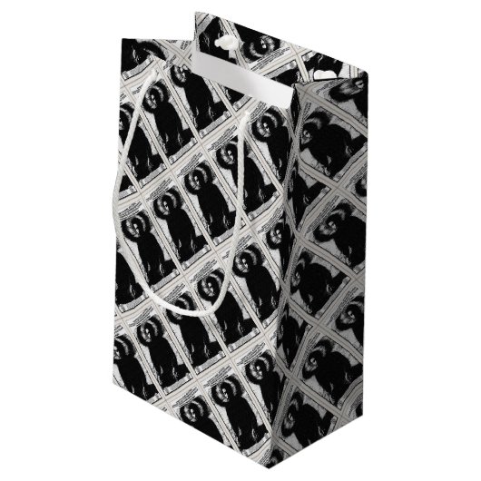 Mass Kleine Geschenktüte (Rückseite Schrägansicht)