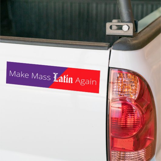 Mass Latin wieder Autoaufkleber (Auf Lkw)
