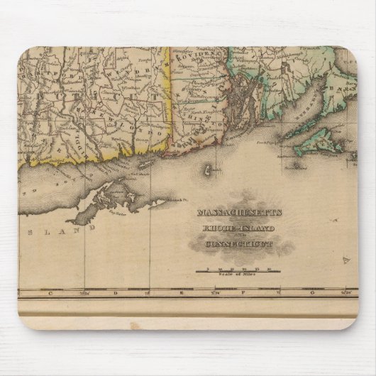 Mass, Rhode Island, Connecticut Mousepad (Vorne)