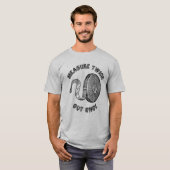 Maß schnitt zweimal einmal Shirt (Vorne ganz)