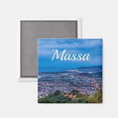 Massa Italy Massa-Carrara Toskana Panorama Magnet (Vorderseite/Rückseite)