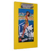 Massa Jachthafen-Reise-Plakat Klemmbrett (Rechts)