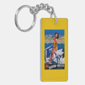 Massa Jachthafen-Reise-Plakat Schlüsselanhänger (Vorderseite links)