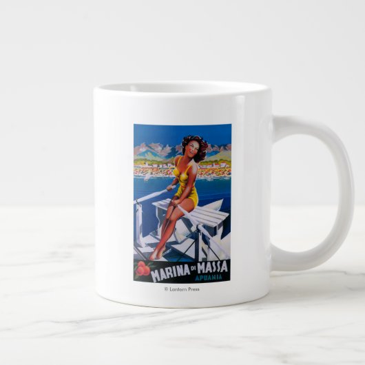 Massa Marina Reiseplan Jumbo-Tasse (Rechts)