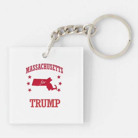 MASSACHUSETTE FÜR DONALD-TRUMP SCHLÜSSELANHÄNGER (Rückseite)