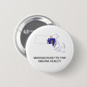 MASSACHUSETTEN für Maura Healey GOVERNOR Button (Vorne & Hinten)