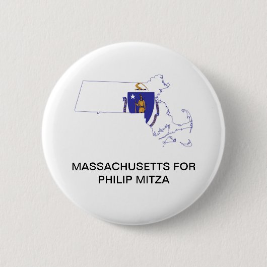 MASSACHUSETTEN für Philip Mitza GOVERNOR Button (Vorderseite)