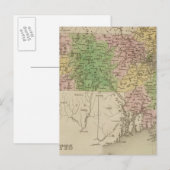 Massachusetts 4 postkarte (Vorne/Hinten)