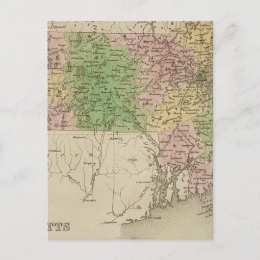 Massachusetts 4 postkarte (Vorderseite)