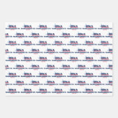 Massachusetts, 50 Staaten, Liberty Bell Geschenkpapier Set (Vorderseite)