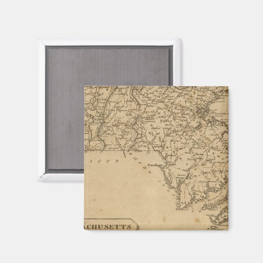 Massachusetts 5 magnet (Vorderseite/Rückseite)