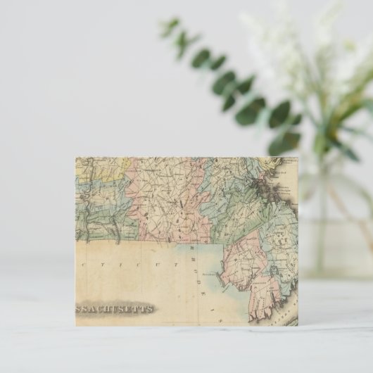 Massachusetts 5 postkarte (Stehend Vorderseite)