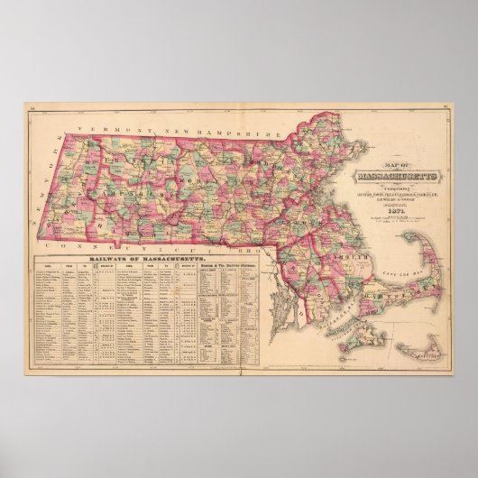 Massachusetts 6 poster (Vorne)