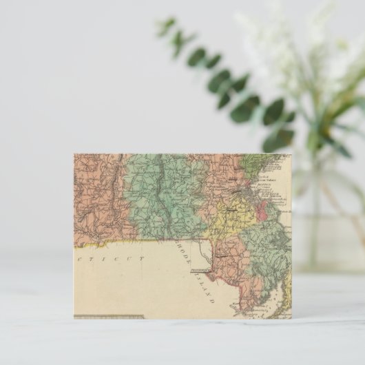 Massachusetts 6 postkarte (Stehend Vorderseite)