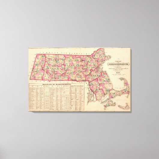 Massachusetts 7 leinwanddruck (Vorderseite)