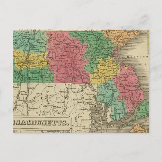 Massachusetts 7 postkarte (Vorderseite)